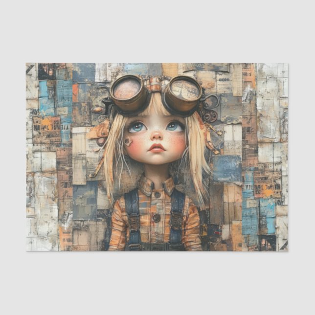 Papel De Seda Kids Steampunk III (Frente )