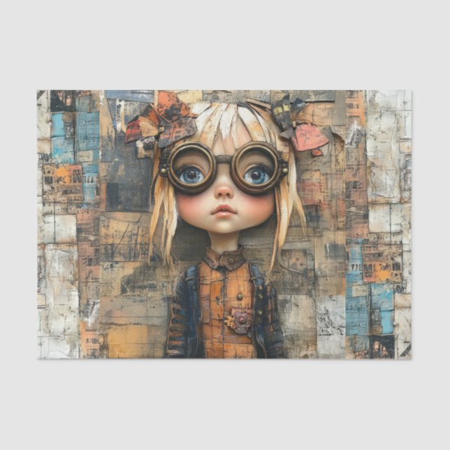 Papel De Seda Kids Steampunk VIII (Frente )
