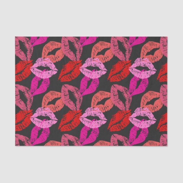Papel De Seda Kiss Mark (Frente )