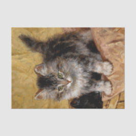 Papel De Seda Kitten Painting Henriette Ronner-Knip (1821-1909)