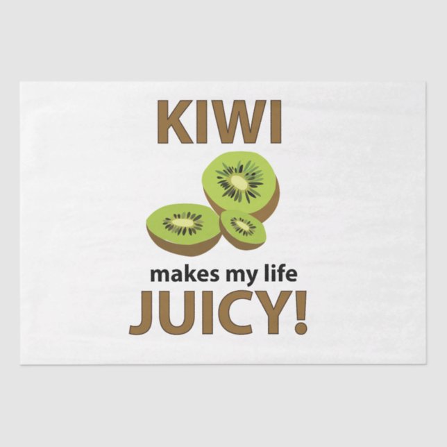 Papel De Seda Kiwi Fruta Lover Kiwi (Frente )