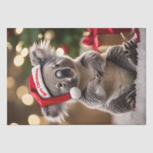 Papel De Seda "Koala Kris Kringle: Natal Abaixo"