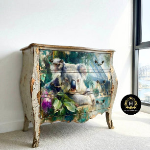 Papel De Seda Koala & Sydney Harbour Bridge Decoupage