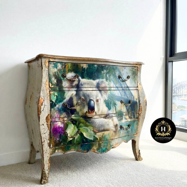 Papel De Seda Koala & Sydney Harbour Bridge Decoupage (Criador carregado)