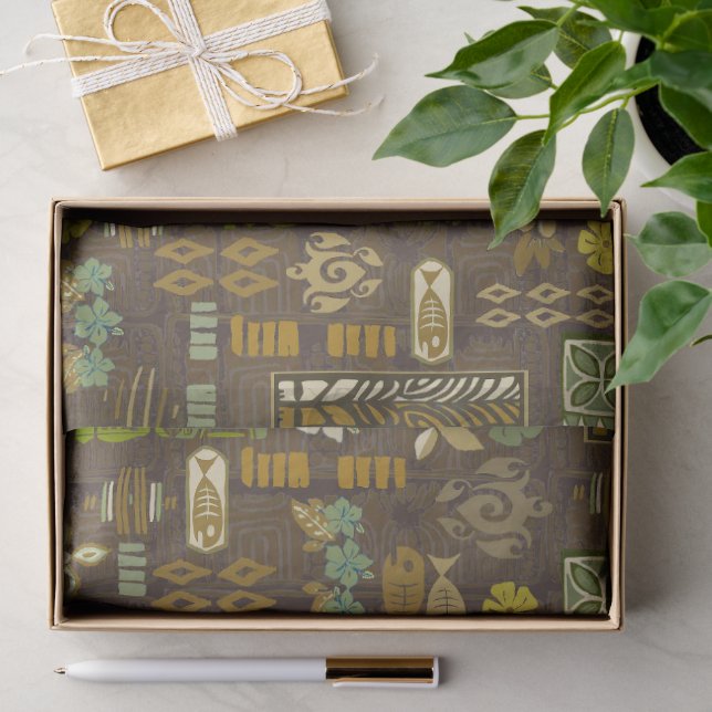 Papel De Seda Kona Coast Tiki Tropix (Presente)