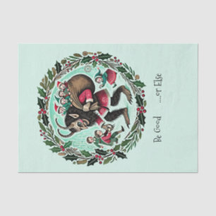 Papel De Seda Krampus Christmas