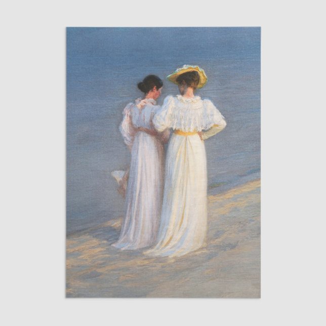 Papel De Seda Kroyer - Noite de Verão em Skagen Beach Closeup (Criador carregado)