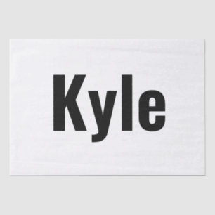 Papel De Seda Kyle Mens Name,