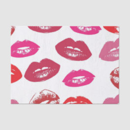 Papel De Seda Lábios-Kissable (Lábios-Kissing, Lábio Vermelho e 