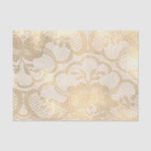 Lace Sepia Faux Dourado Floral Girly Glam Lux