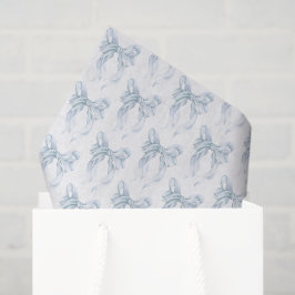 Papel De Seda Laço Azul
