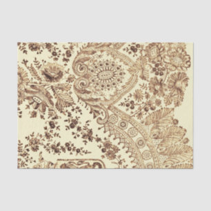 Papel De Seda Laço no ouro