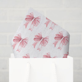 Papel De Seda Laço Rosa 