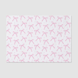 Papel De Seda Laços Rosa