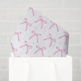 Papel De Seda Laços Rosa