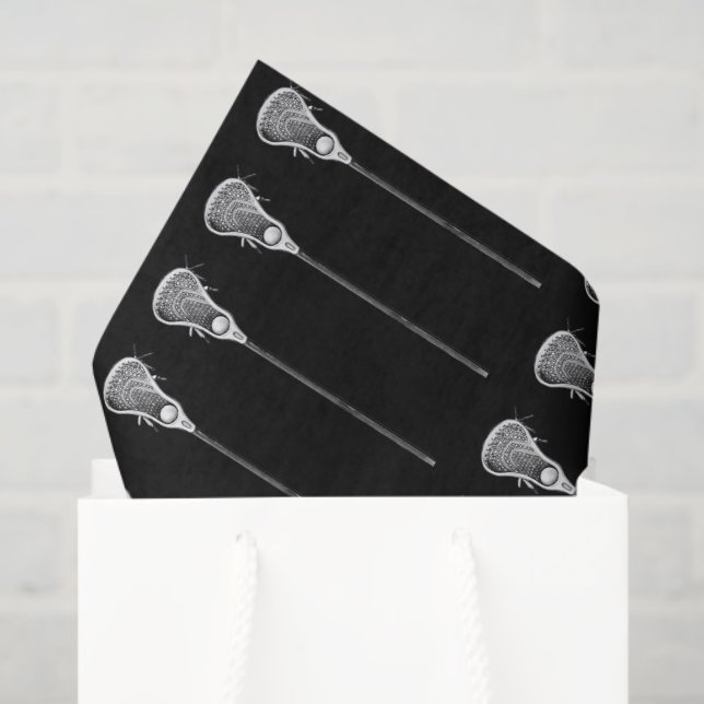 Papel De Seda Lacrosse Gift Black (Sacola de presentes)