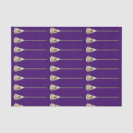 Papel De Seda Lacrosse Sports Purple Tissue Paper