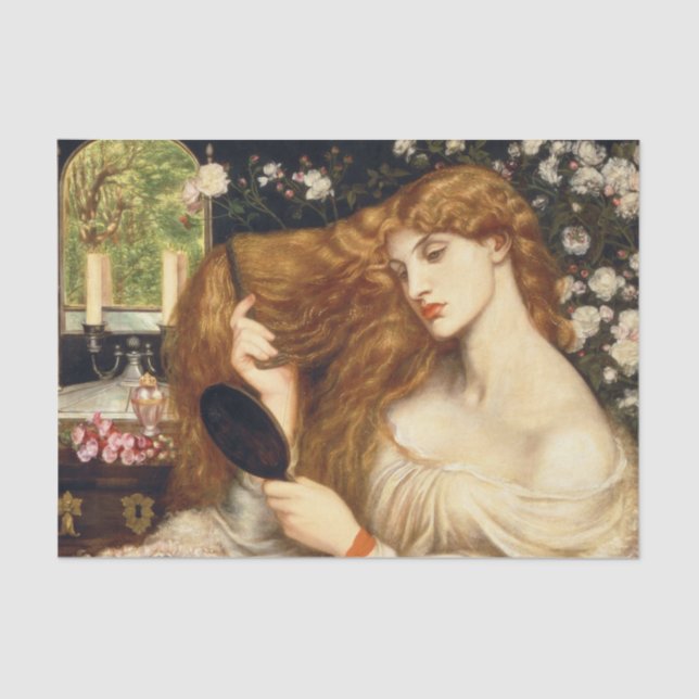 Papel De Seda Lady Lilith por Dante Gabriel Rossetti (Frente )
