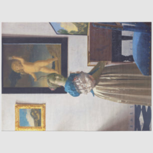 Papel De Seda Lady Standat a Virginal, Johannes Vermeer