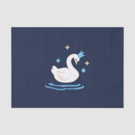 Papel De Seda Lago Encantado - Cisne Gracioso