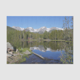 Papel De Seda Lago Sprague II no Parque Nacional das Montanhas R
