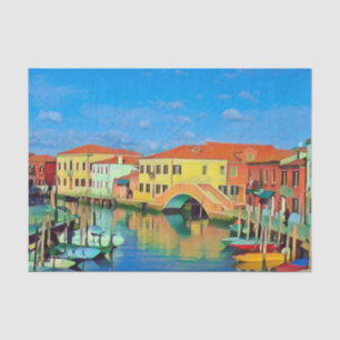 Papel De Seda Lagoa veneziana - MURANO - panorama