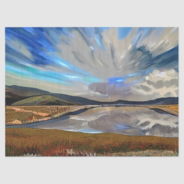 PAPEL DE SEDA LAKES (Frente )