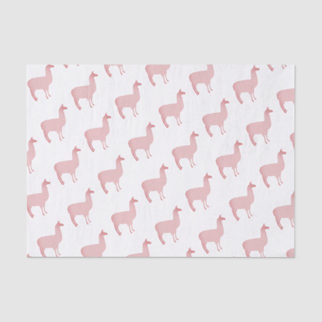 Papel De Seda Lama cor-de-rosa (Frente )