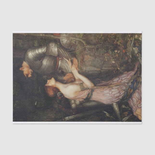 Papel De Seda Lamia e o Soldado por J W Waterhouse 1905 (Frente )
