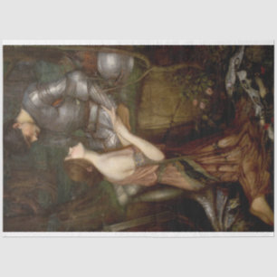 Papel De Seda Lamia e o Soldier (por John William Waterhouse)