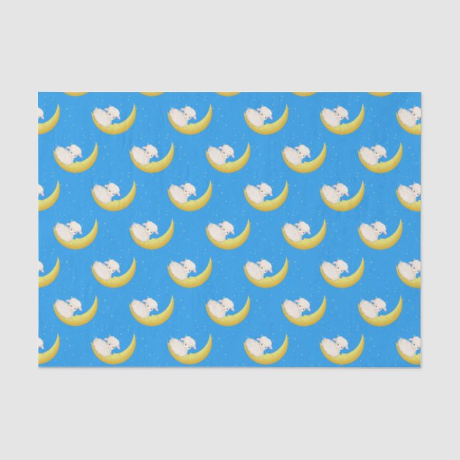 Papel De Seda Lâmpada na Lua (Frente )
