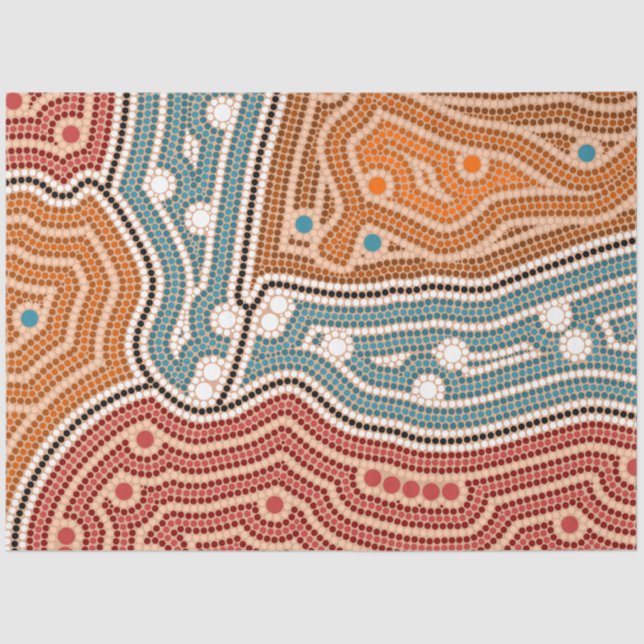 Papel De Seda Landschaft vor der Besiedelung (Frente )