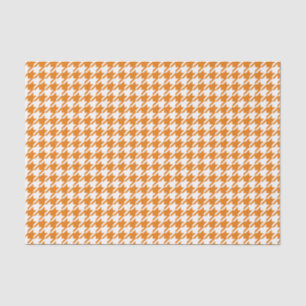 Papel De Seda LARANJA de Houndstooth ALGUM FUNDO da COR