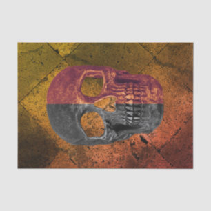 Papel De Seda Laranja Gótico Textura Vintage Negra Metade Crônic