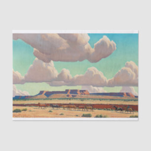 Papel De Seda Laranjas do Navajo por Maynard Dixon