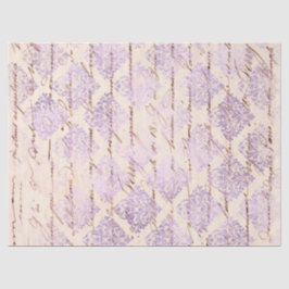 Papel De Seda Lavanda Damask com a página de Escrevendo