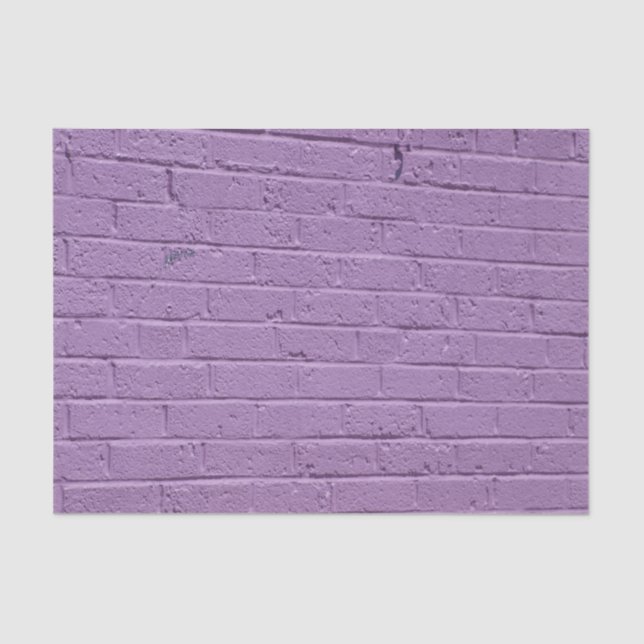 Papel De Seda Lavanda no tijolo (Frente )