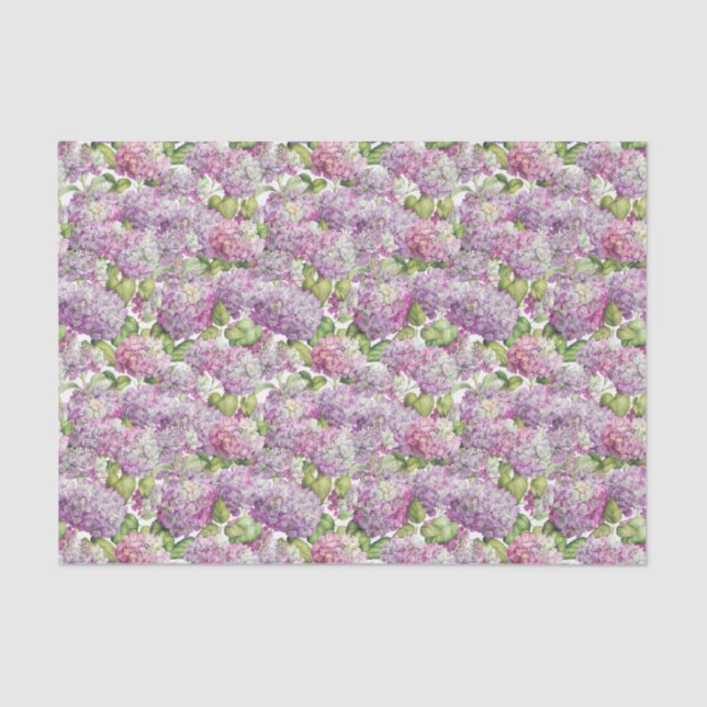 Papel De Seda Lavanda Rosa Vintage (Frente )