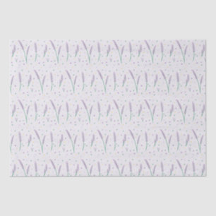 Papel De Seda Lavandas e Corações Bonito Femininas