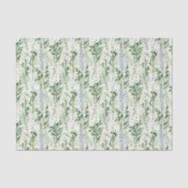 Papel De Seda Lavender White Delphinium Flowers Bridal Shower