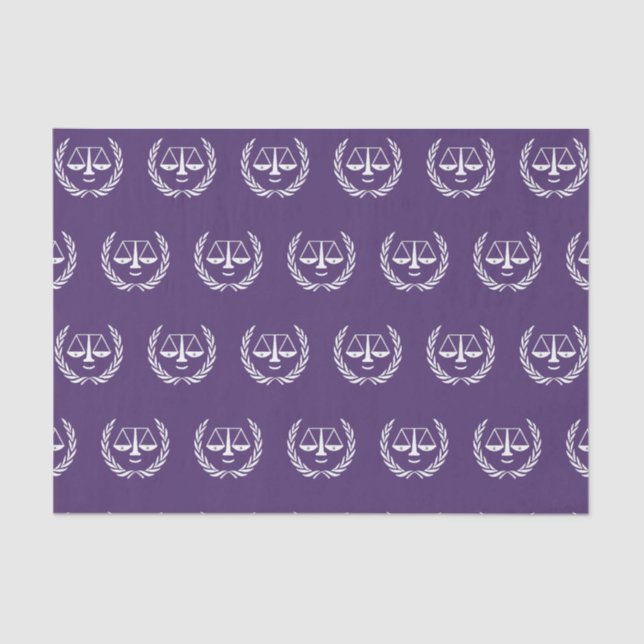 Papel De Seda Lawyer Gift Purple (Frente )