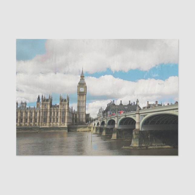 Papel De Seda ldp London - WESTMINSTER end bridge - panorama - (Frente )