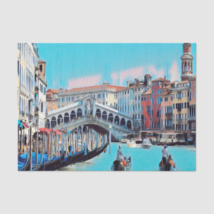 Papel De Seda ldp VENICE - gondolas - rialto -