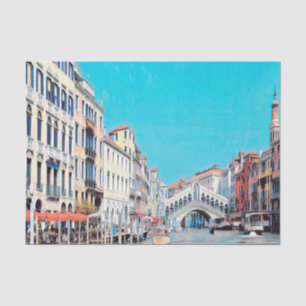 Papel De Seda ldp VENICE - Grande Canal - praia de Rialto -