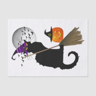Papel De Seda Le Chat Noir - Gato de Bruxas