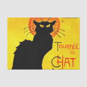 Papel De Seda Le Chat Noir Vintage