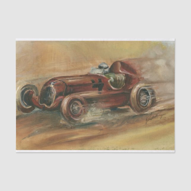 Papel De Seda Le Mans Racecar por Ethan Harper (Frente )