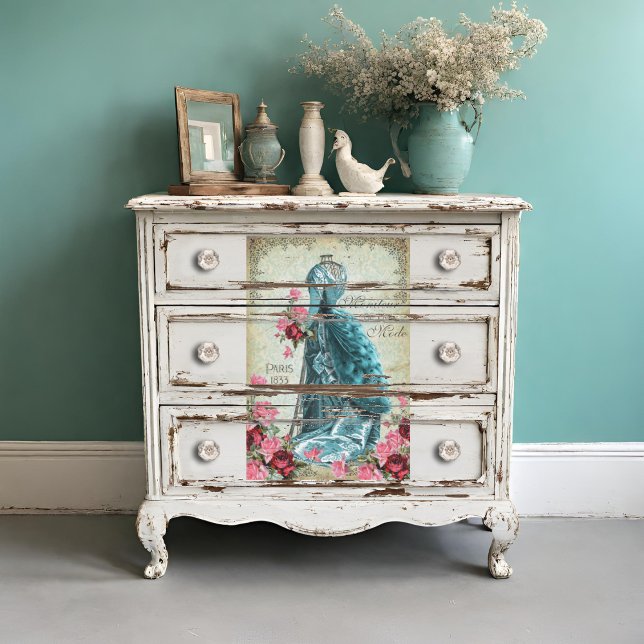 Papel De Seda Le Moniteur de le Mode Francês - Desligamento da M (Criador carregado)