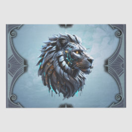 Papel De Seda Leão cibernético Fusão de energia e tecnologia