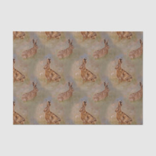 Papel De Seda Lebres, verão dos dentes-de-leão dos rabbitss